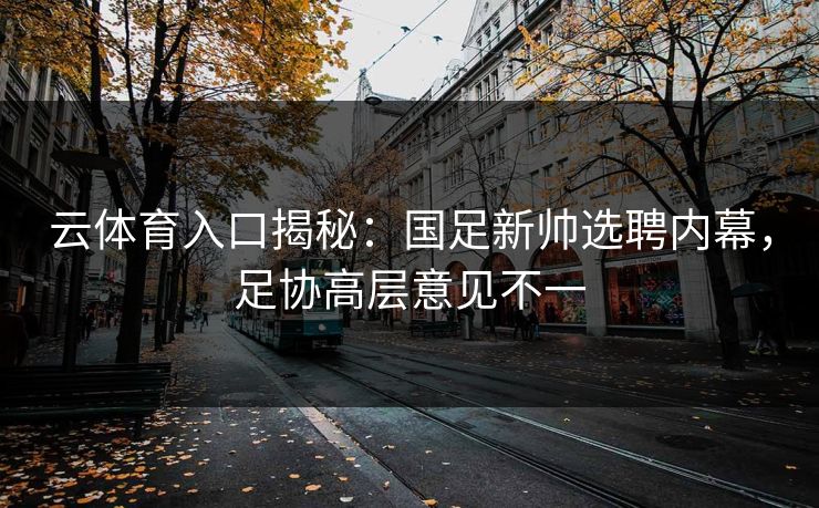 云体育入口揭秘：国足新帅选聘内幕，足协高层意见不一